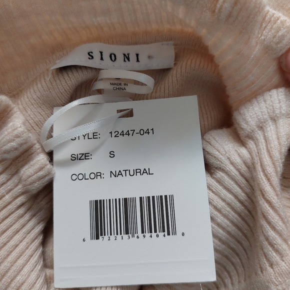 ANTHROPOLOGIE "SIONI" EYELET PUFF SLEEVE SWEATER NWT - Picture 5 of 16